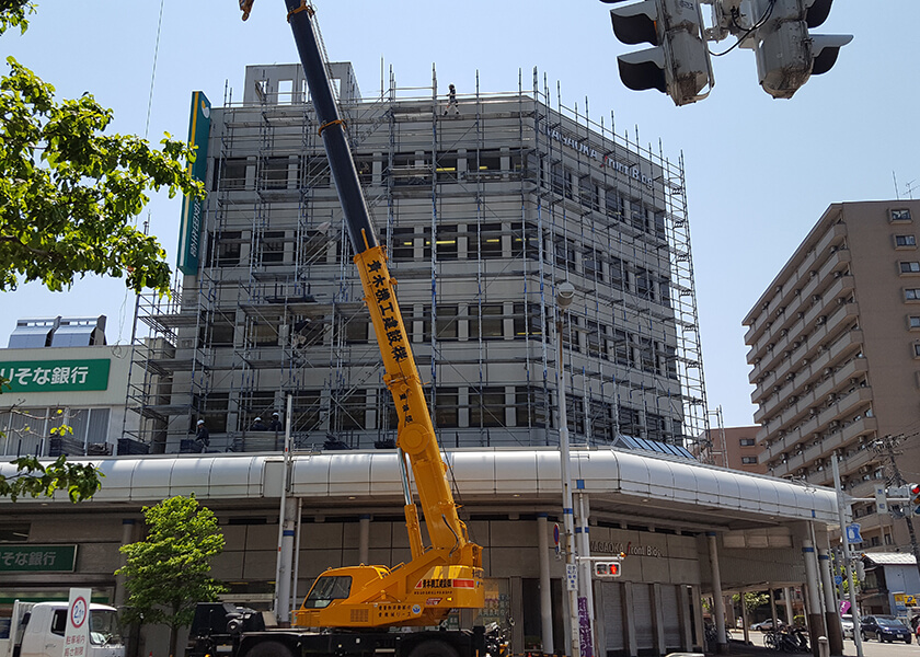 クサビ資材改修工事